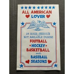 All American Lover Good Humor Poster by Kalan Inc. 1976